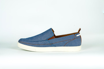 Blue casual shoes