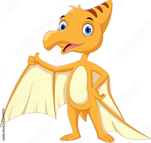 Cute Pterodactyl Cartoon Thumbs Up Buy This Stock Vector And Explore Similar Vectors At Adobe Stock Adobe Stock