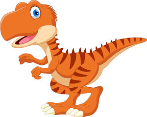 Wall Mural - Happy Tyrannosaurus cartoon