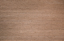 Rough Natural Rope Texture For Background, Full Frame, Marine Concept