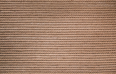 rough natural rope texture for background, full frame, marine concept