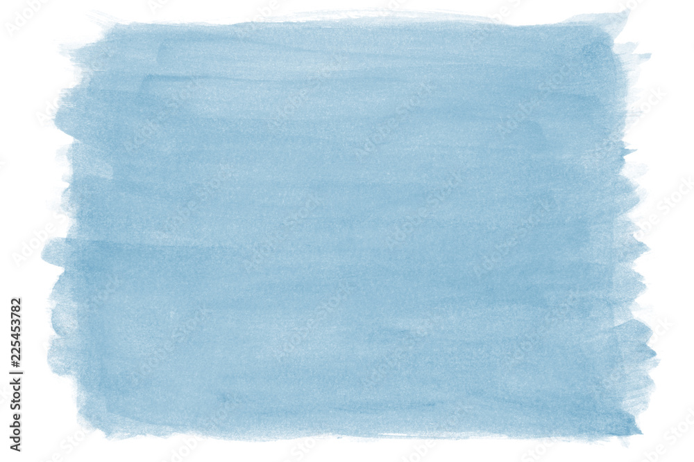 hand-painted blue watercolor background with brush stroke texture Stock ...