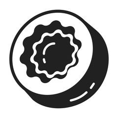 Poster - Sweet candy icon. Simple illustration of sweet candy vector icon for web design isolated on white background