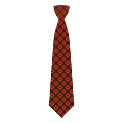 Poster - Elegant tie icon. Flat illustration of elegant tie vector icon for web design