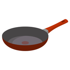 Poster - Hot griddle icon. Flat illustration of hot griddle vector icon for web design
