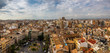 Beautiful view of Valencia from the tower Torre del Miguelete