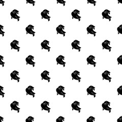 Poster - Oval office table pattern vector seamless repeating for any web design