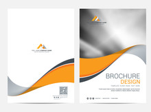 Brochure Template Flyer Design Vector Background
