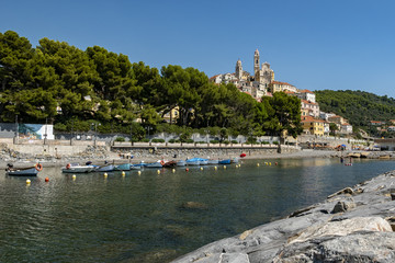 Sticker - Panorama di Cervo ( Liguria )