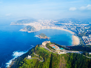 Canvas Print - Monte Igueldo Park, San Sebastian