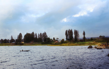 Wall Mural - Lake Di Atas West Sumatera