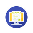 © nexusby - ISO 9001 standard, vector icon