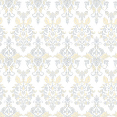  Seamless vintage vector background. Vector floral wallpaper baroque style pattern
