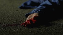 Bloody Hand Of Hooligan Killed In Brutal Street Fight, Banditry In Streets