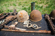 Objects found during excavations on the battlefield