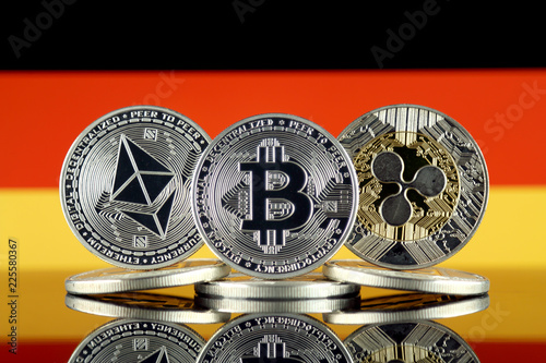 Physical Version Of Ethereum Eth Bitcoin Btc Ripple Xrp And - 