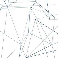 Poster - Technology connect abstract lines background