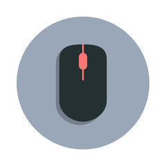 Aufkleber - PC mouse icon in badge style. One of web collection icon can be used for UI, UX
