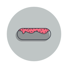 Aufkleber - eclair icon in badge style. One of web collection icon can be used for UI, UX
