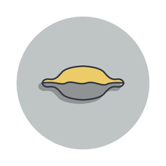 Aufkleber - biscuit icon in badge style. One of web collection icon can be used for UI, UX