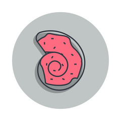 Aufkleber - cookies with cream icon in badge style. One of web collection icon can be used for UI, UX