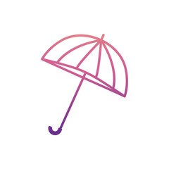 Poster - summer umbrella icon in nolan style. One of Summer Clothes collection icon can be used for UI, UX