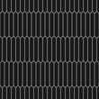 Seamless monochrome pattern of picket tiles