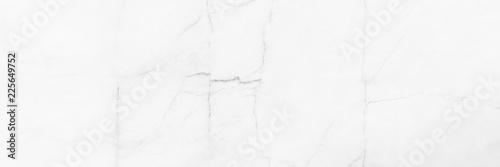 Fototapeta panoramic white background from marble stone texture for design