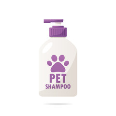 Wall Mural - Pet shampoo vector isolated