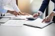 © Freedomz - Partner meetings and briefing, Teamwork of business colleagues consultation and conference new strategy business plan working analyzing start up and investment project to development grow to success