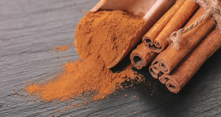 spice cinnamon close-up