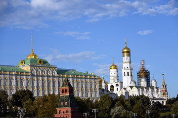 Architecture of Moscow Kremlin.