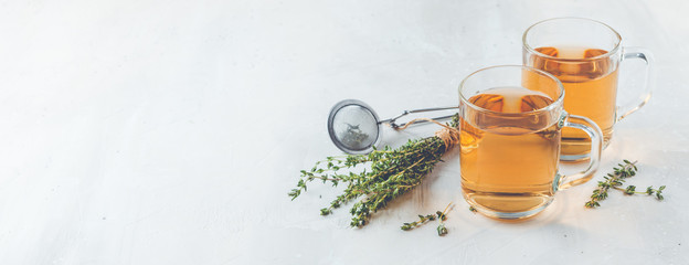 Thyme herbal tea