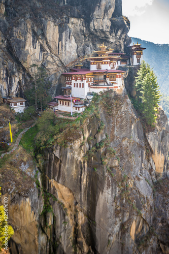 The tigers nest temple in Bhutan Canvas Print