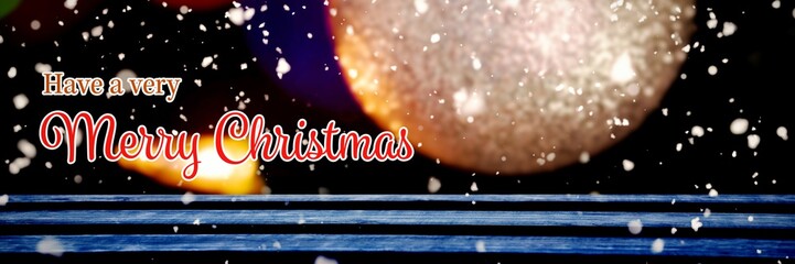 Poster - Composite image of christmas card