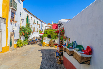 Vista da Vila de Óbidos Portugal