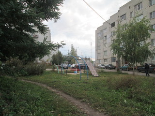 yard near the house