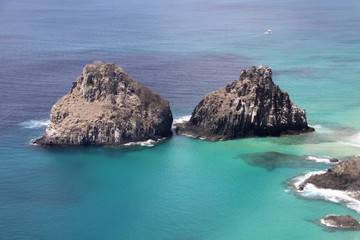 Aerial view of the sea