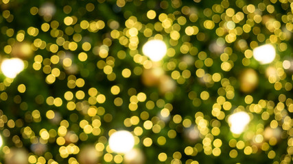 bokeh gold background