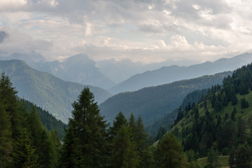  Mountain Scenery of the Italian Dolomites on a summers Afternoon