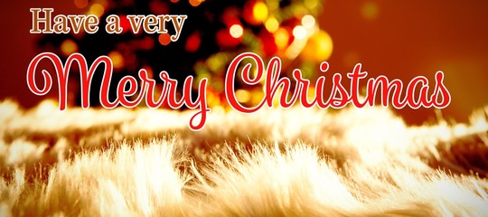 Poster - Composite image of christmas card