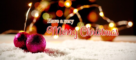 Poster - Composite image of christmas card