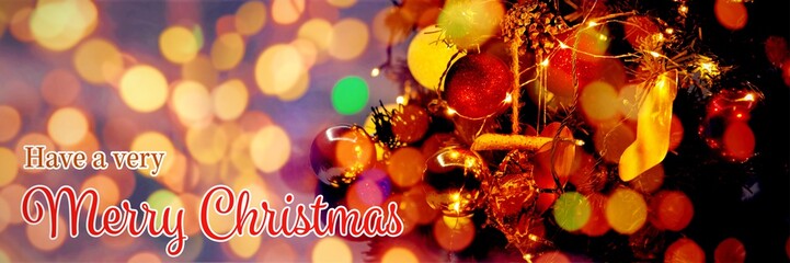 Poster - Composite image of christmas card