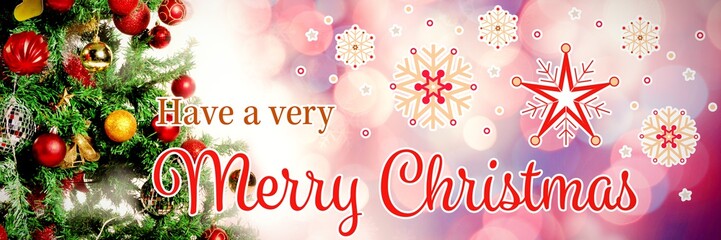 Poster - Composite image of christmas card