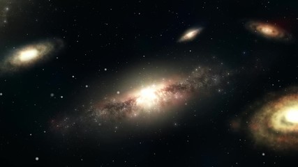 Wall Mural - Loop of Warp to another galaxies. Loop 2 of 2.