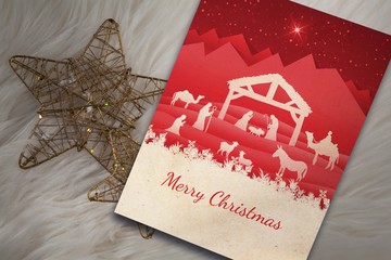 Poster - Composite image of composite image of merry christmas
