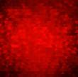 Vector red bright background with triangle shapes