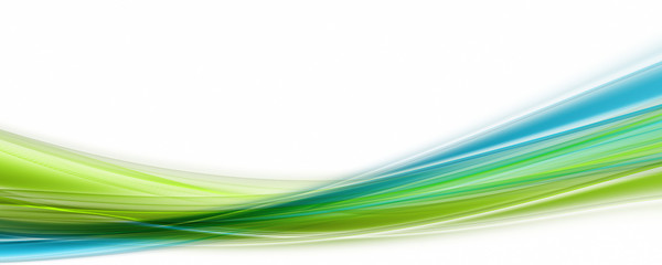 Poster - Abstract eco wave panorama background design illustration with space for text