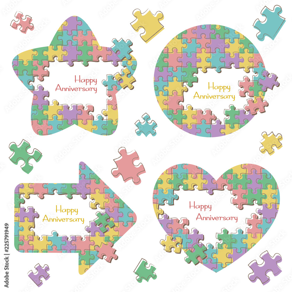 ジグソーパズル　フレーム　セット