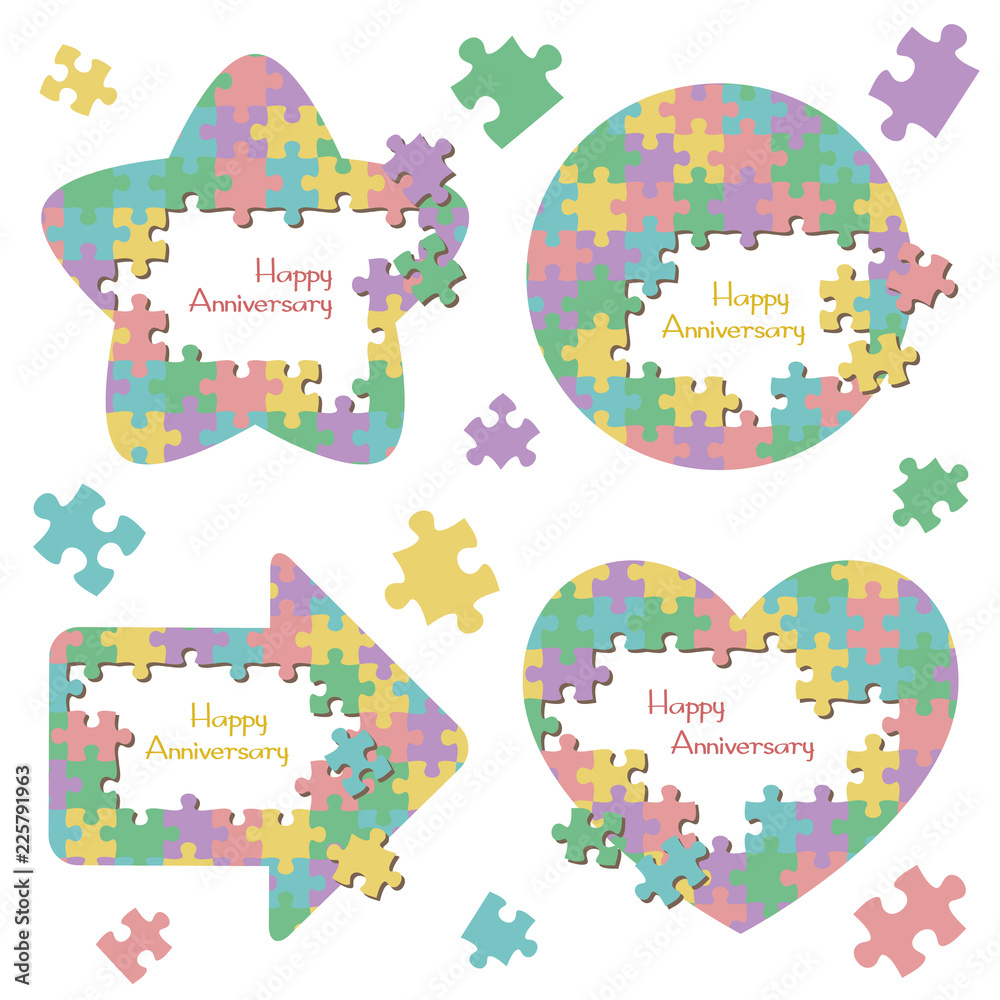 ジグソーパズル　フレーム　セット